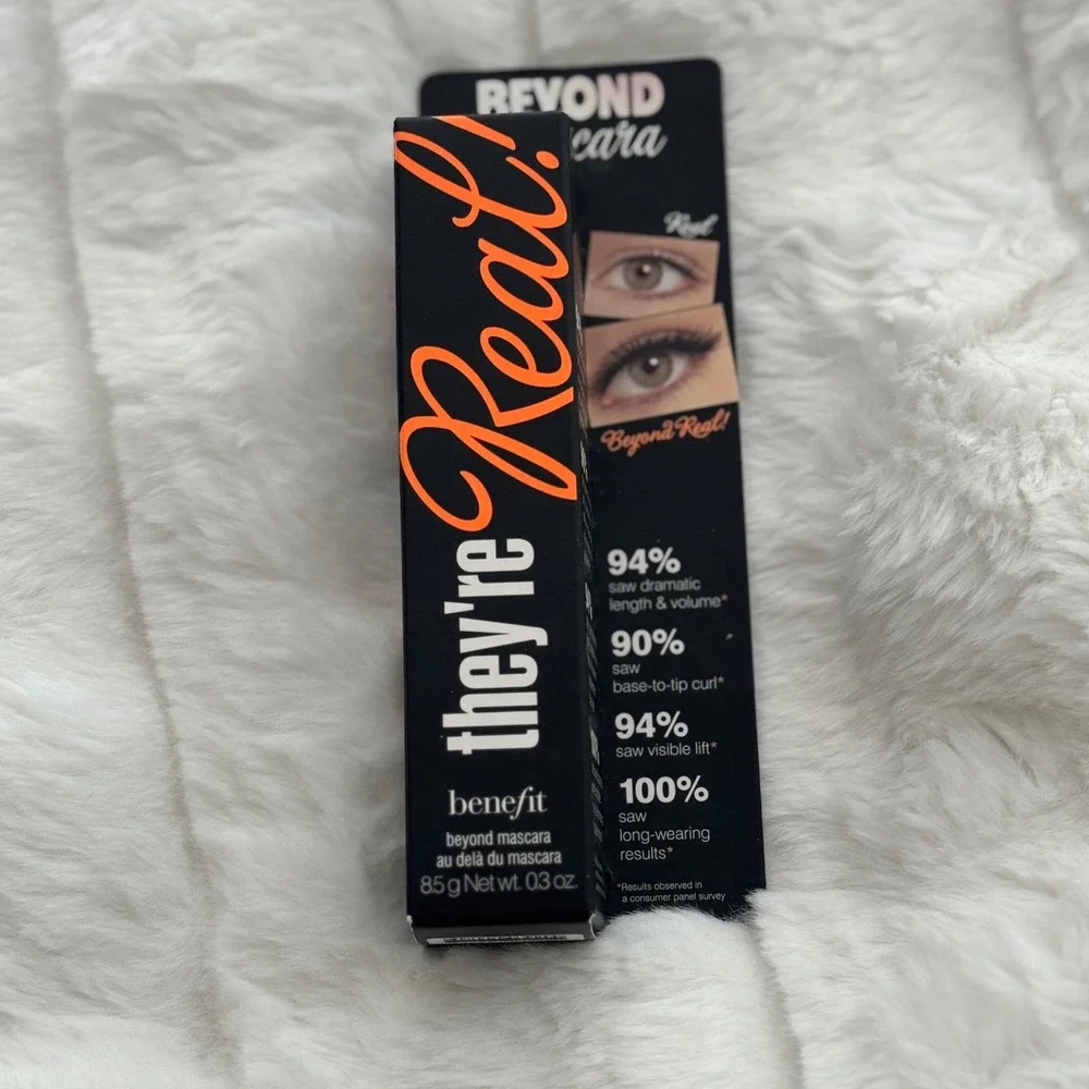 Benefit Cosmetics They're Real! Beyond Mascara - Black - Full Size 8.5g / 0.3oz